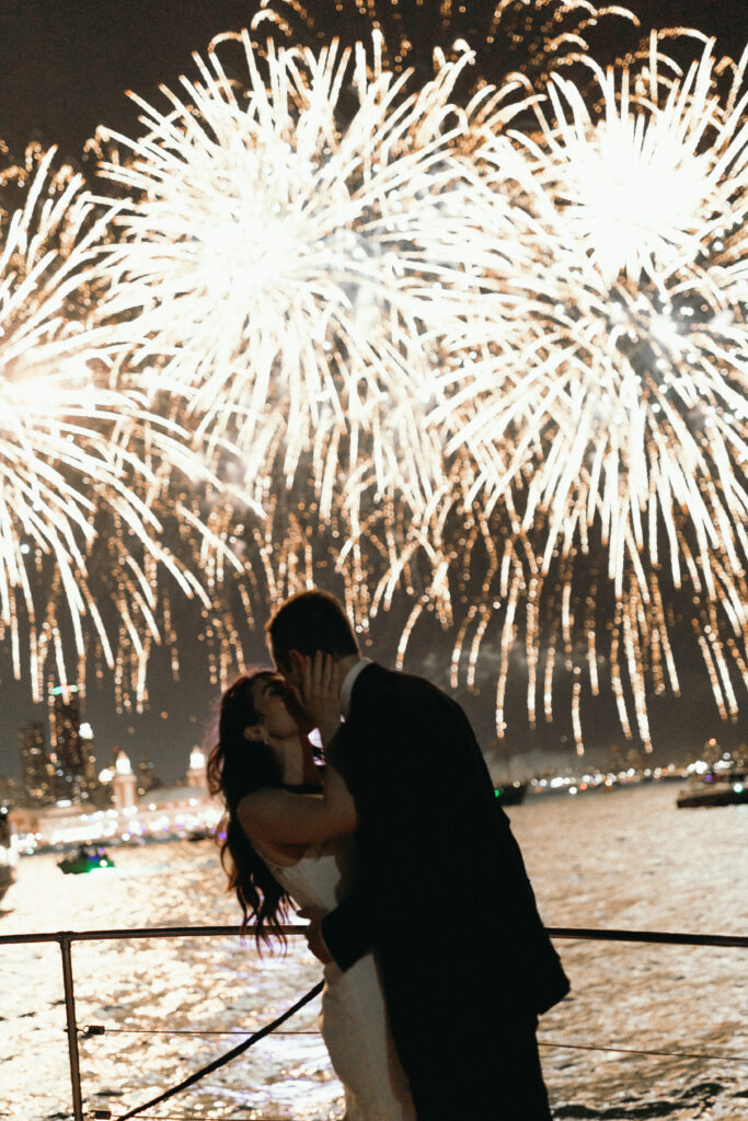 Firework's on Lake Michigan