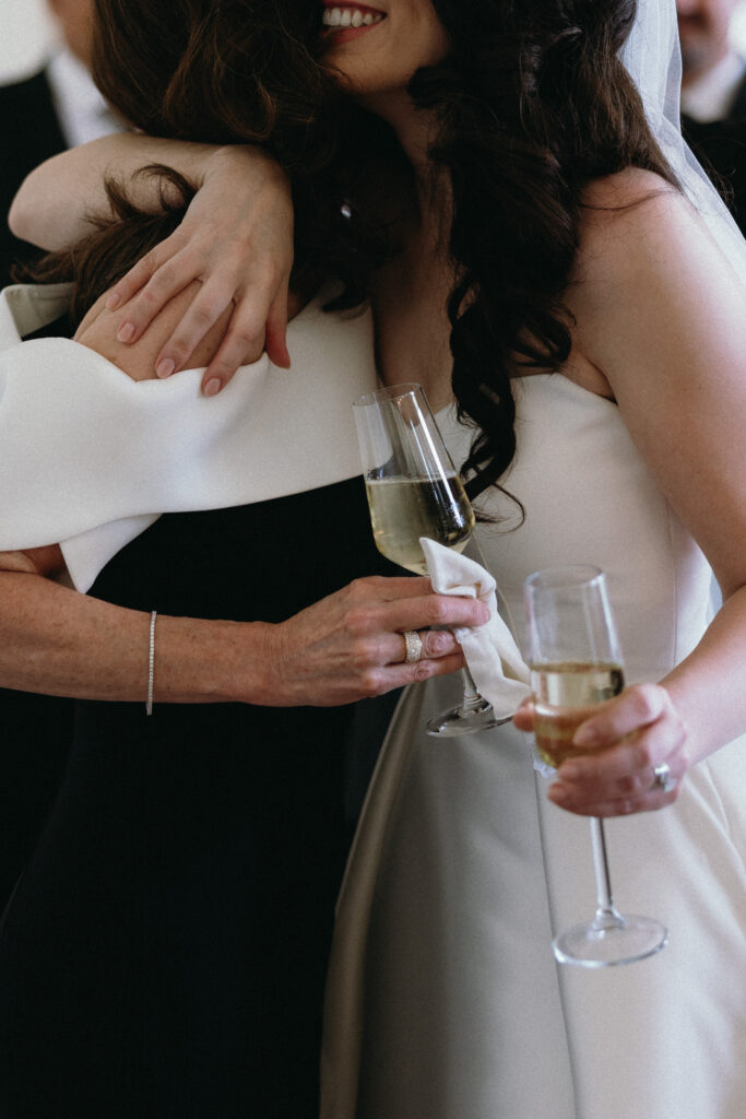 a toast of the bride and mother of the bride