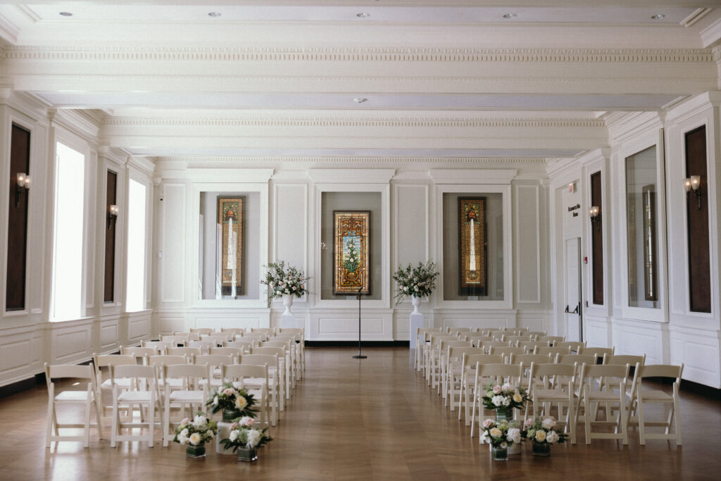 Ceremony space at the Chicago History Museum